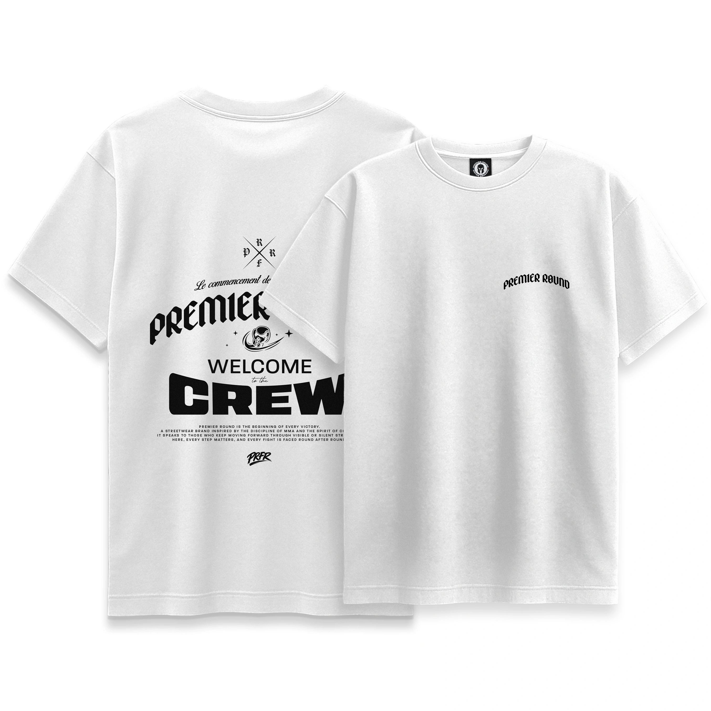PremierRound® - 'Welcome to the Crew' Oversized T-shirt (B)