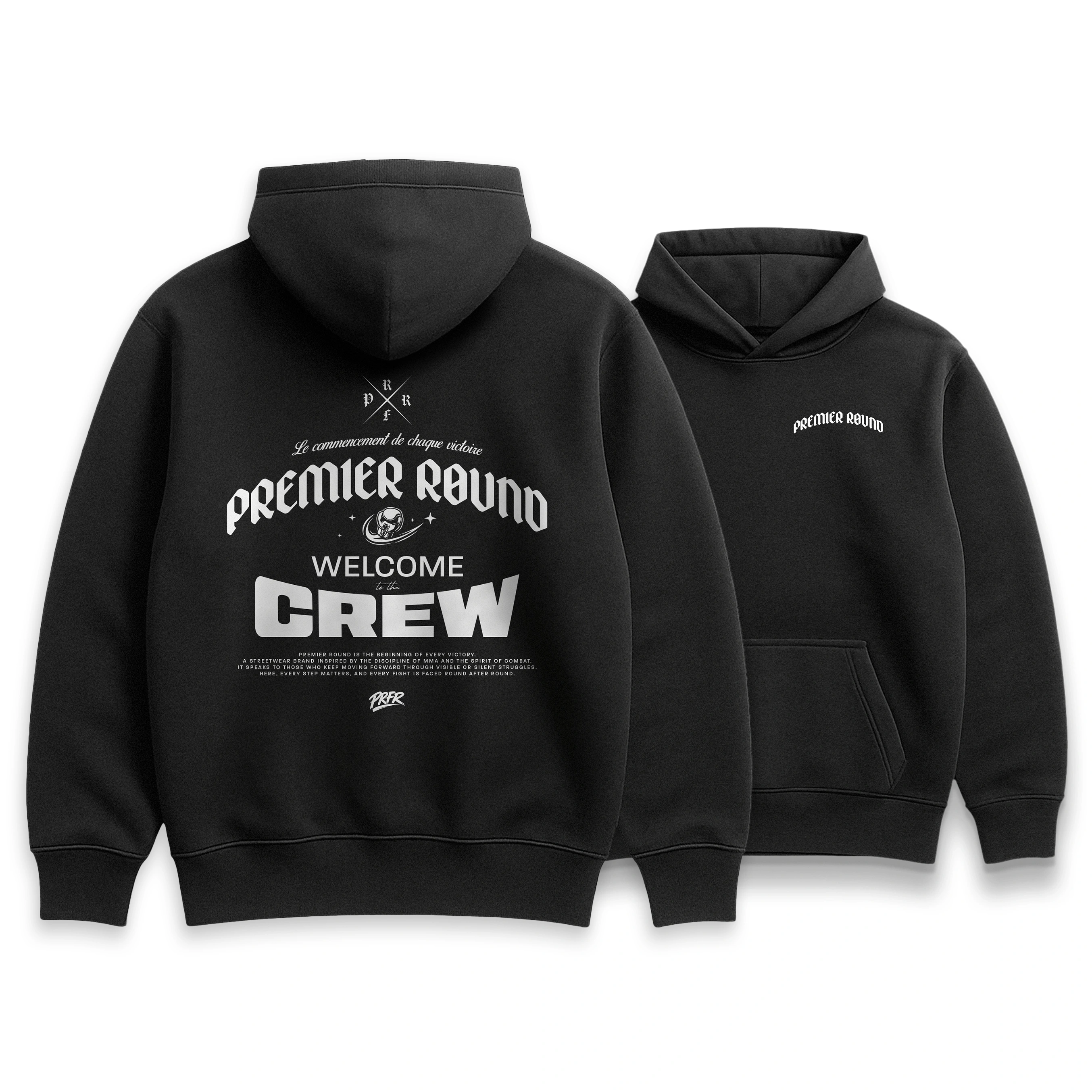 PremierRound® - 'Welcome to the Crew' Hoodie Oversize (N)