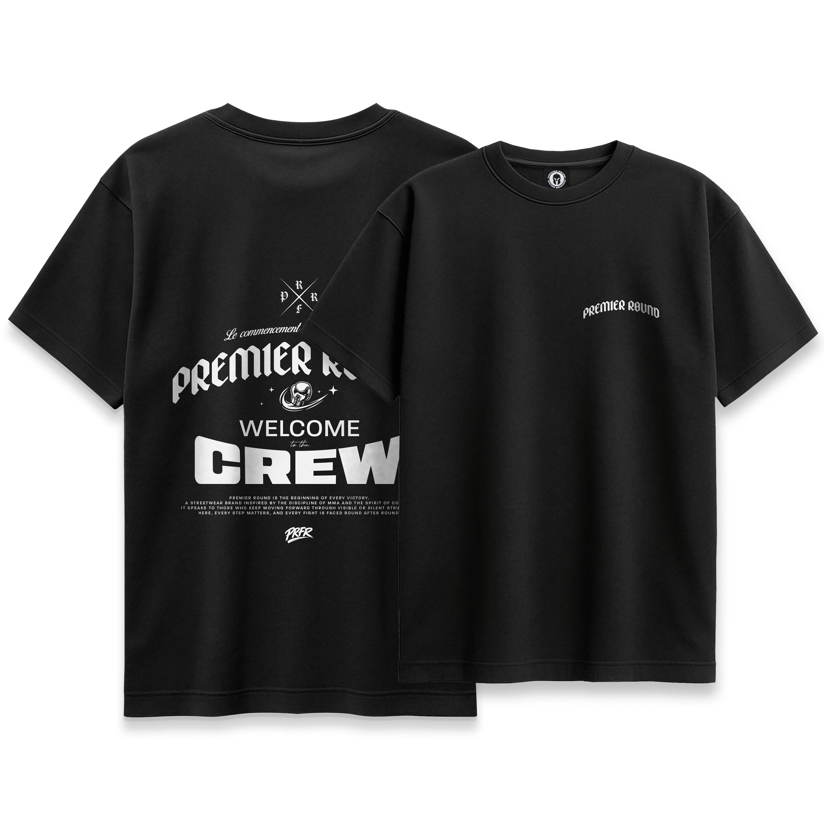 PremierRound® - 'Welcome to the Crew' Oversized T-shirt (N)