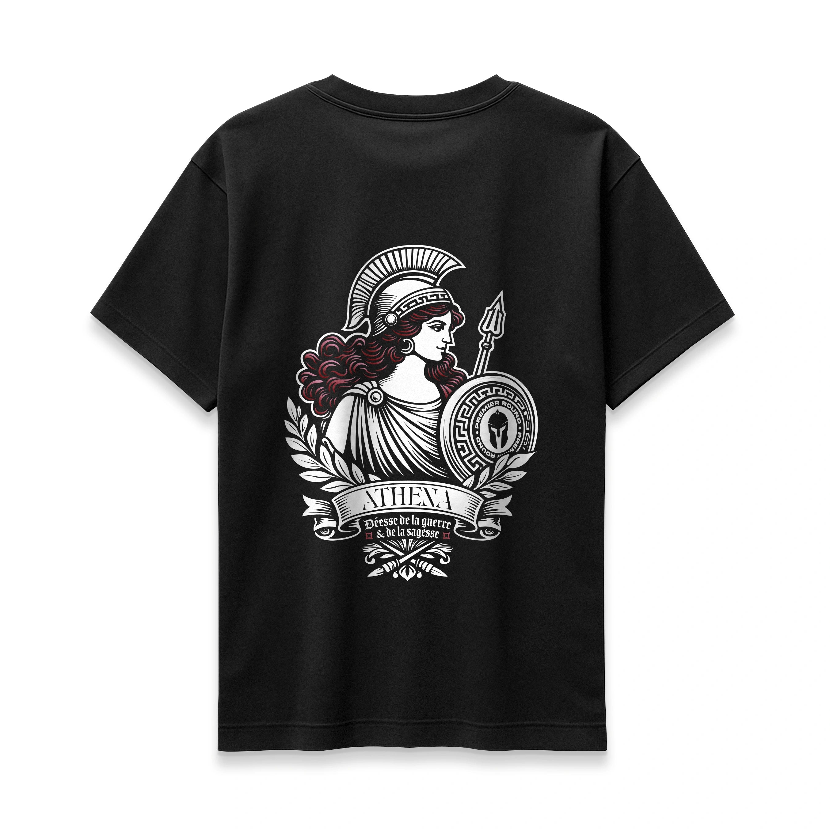 PremierRound® - 'Athena' Engraving Oversized T-shirt